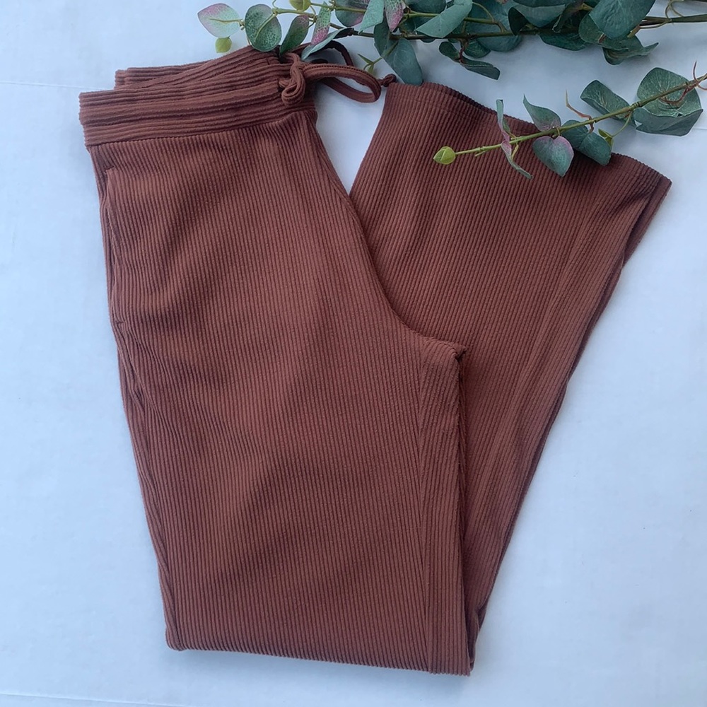 Tommy John Zen Loungewear Ribbed Straight Leg Lounge Pants